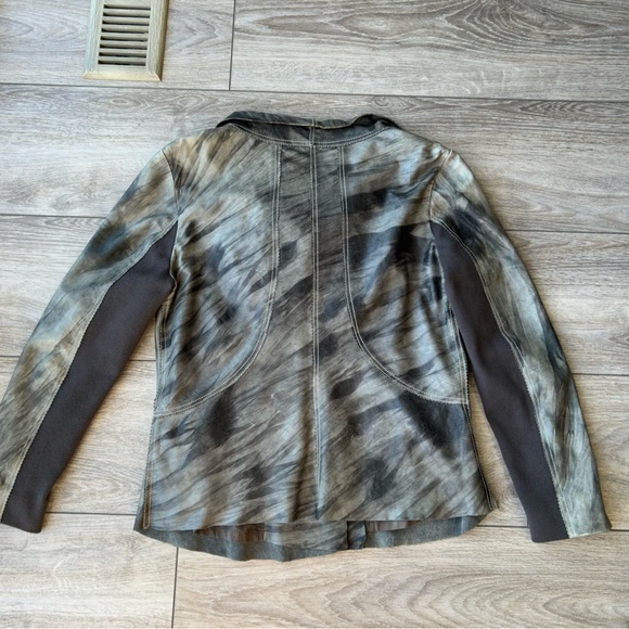 Summum Distressed Luxury Soft Leather Moto Jacket - Picture 12 of 15